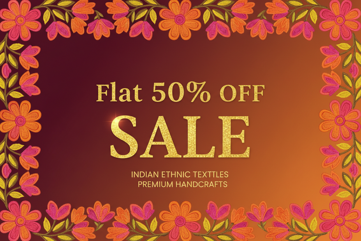 Flat 50% OFF Sale | Premium Ethnic Wear & Dress Materials – Mohan Textiles