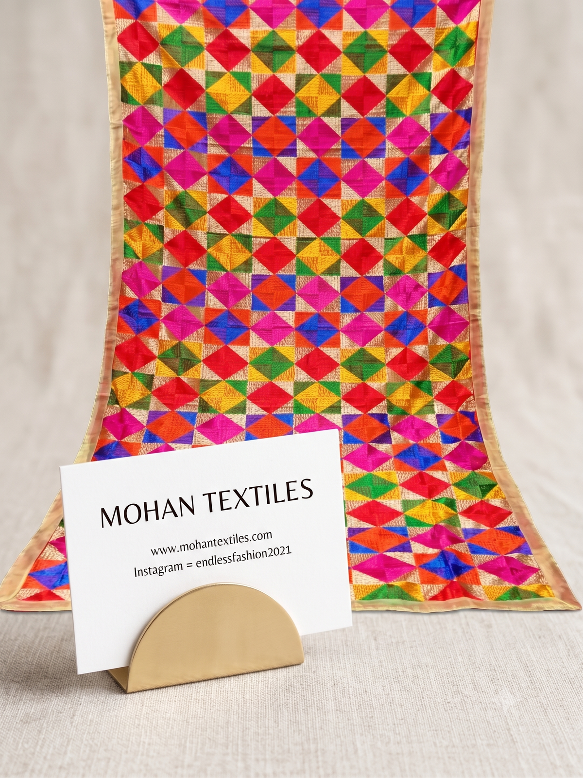 Multi Phulkari Bhag Dupatta with Authentic work and Amritsari embroidery – Mohan Textiles